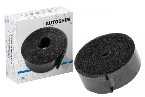 Taśma samoprzylepna Autoshim Black Layer Tape skrzypienie plastików 5.0